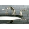 Kingston Brass KB968NFL Widespread Bathroom Faucet, Brushed Nickel KB968NFL